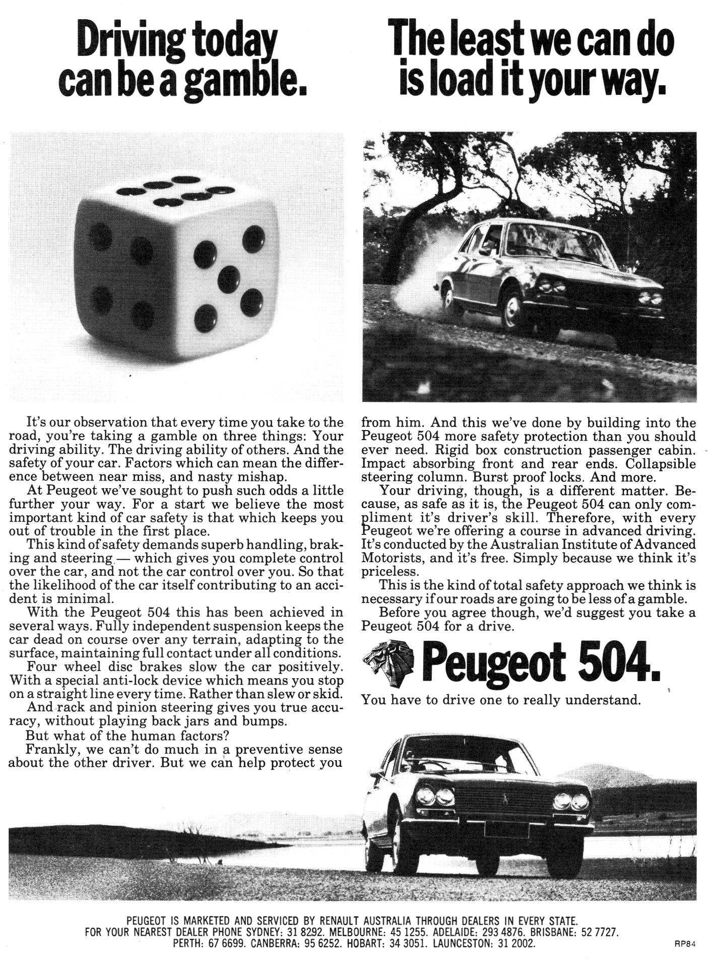 1973 Peugeot 504 Driving Today Can Be A Gamble
